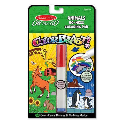ColorBlast No-Mess Coloring Pad - Animals