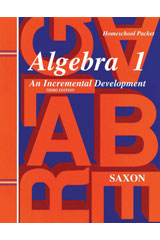 Saxon Algebra 1 (3rd Edition): Solutions Manual