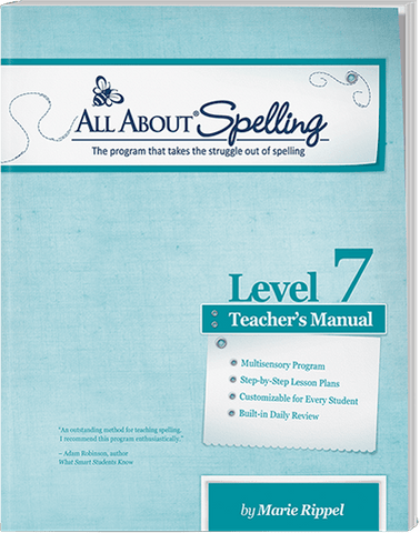 All About Spelling Level 7: Teacher's Manual