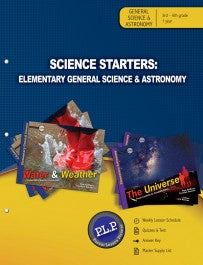Science Starters: Elementary General Science & Astronomy - Parent Lesson Planner (Investigate the Possibilities) [DISCONTINUED]