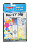 Write-On / Wipe-Off Activity Games Pad