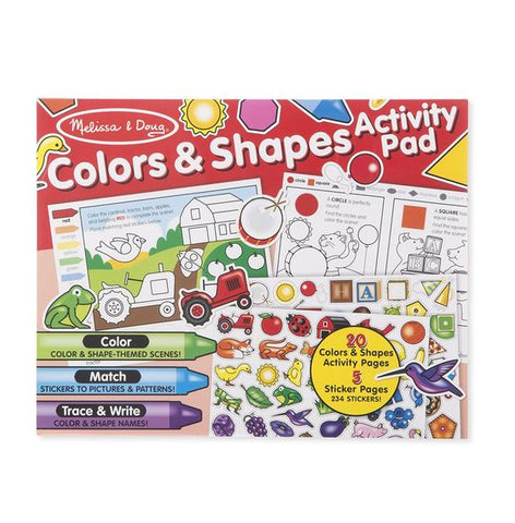 Colors & Shapes Activity Pad