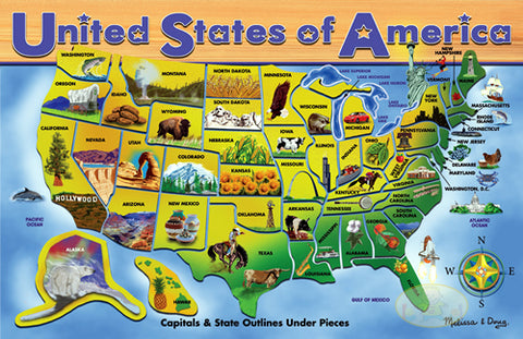 U.S.A. Map Puzzle