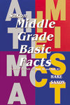 Saxon Math Middle Grade Basic Facts Cards