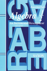 Saxon Algebra 1/2 (3rd Edition): Answer Key & Test Packet