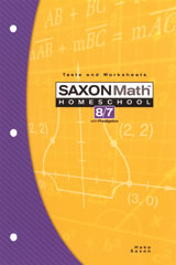 Saxon Math 8/7 Homeschool (4th Edition): Testing Book