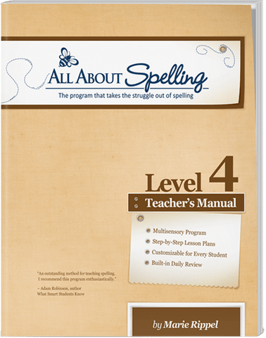 All About Spelling Level 4: Teacher's Manual