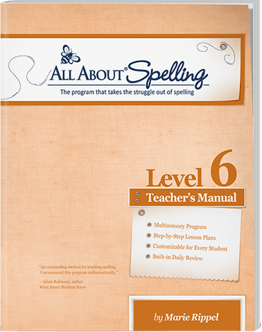 All About Spelling Level 6: Teacher's Manual