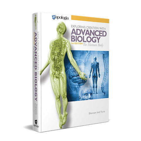 Exploring Creation with Advanced Biology: The Human Body (2nd Edition): Softcover Textbook [DAMAGED COVER]