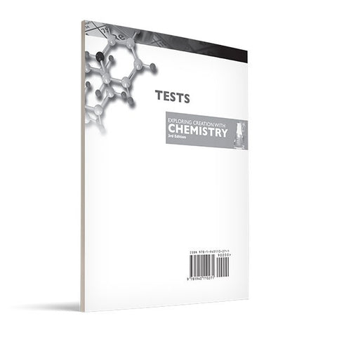 Exploring Creation with Chemistry (3rd Edition): Test Pages
