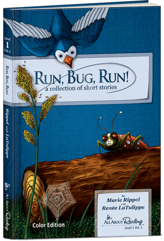 All About Reading Level 1: Run, Bug, Run! (Volume 1, Color Edition)