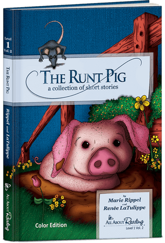All About Reading Level 1: The Runt Pig (Volume 2, Color Edition)