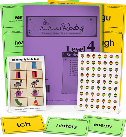 All About Reading Level 4 Student Packet Color Edition