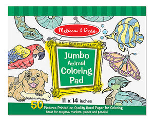 Jumbo Animal Coloring Pad