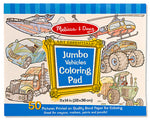 Jumbo Vehicles Coloring Pad