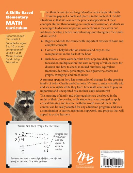 Learning And Living Math Math Lessons for a Living Education: Level 4 – Light of Faith Resources