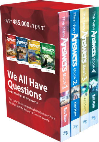 New Answers Book Boxed Set (4 volumes)