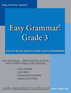 Easy Grammar: Grade 3 Teacher Edition [DAMAGED COVER]