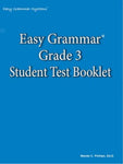 Easy Grammar: Grade 3 Student Test Booklet