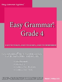 Easy Grammar: Grade 4 Teacher Edition