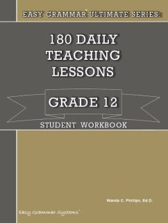 Easy Grammar Ultimate Series: Grade 12 Student Workbook