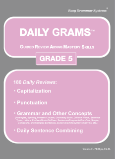 Daily Grams: Grade 5 Teacher Edition