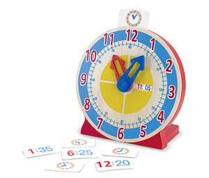 Turn & Tell Wooden Clock